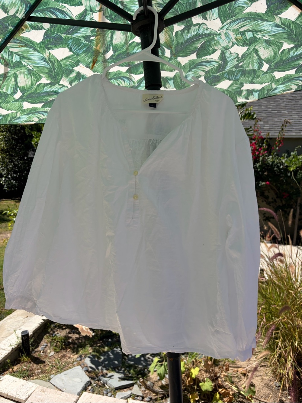 Target White Men's Casual Button-Down Shirt